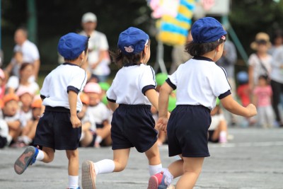 幼稚園の運動会(かけっこ)